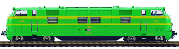 Mabar M-81581s - Spanish Diesel Locomotive 4026 UIC 340-026-4 of the RENFE (DCC Sound Decoder)