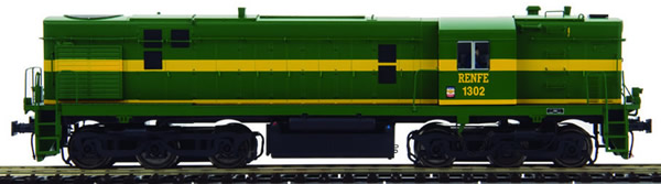 Mabar M-85301 - Spanish Diesel Alco Locomotive 1302 of the RENFE