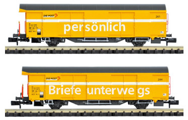 Mabar M-86500 - Set 2 SBB Post wagons yellow