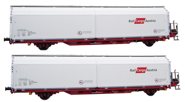 Mabar M-86513 - 2pc Hbbills Wagon Set OBB Railcargo