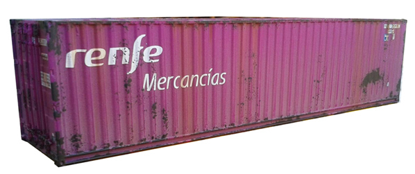 Mabar MH-58880E - Container 40 RENFE violet weathered