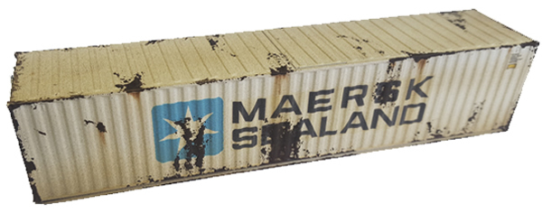 Mabar MH-58885 - Container 40 MAERSK SEALAND weathered