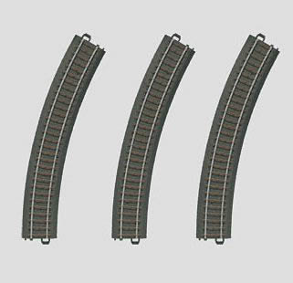 Marklin 20230 - Curved track Pack of 3