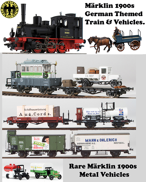 Marklin 266141 - 1900s DRG German Themed Train & Vehicles