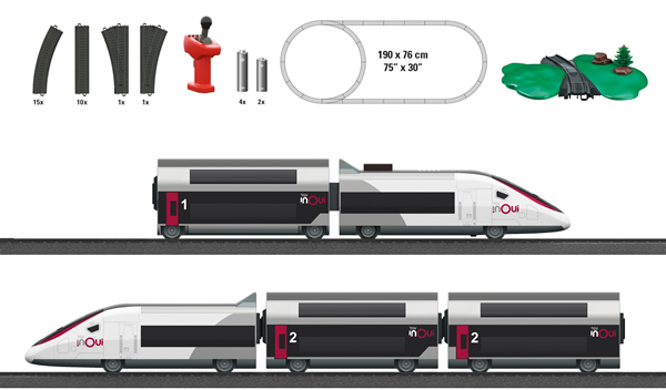Marklin 29406 - Marklin My World - TGV Duplex Starter Set