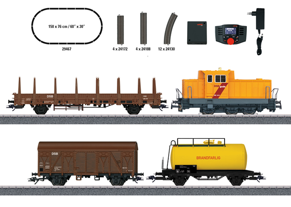 Marklin 29467 - Danish Freight Train“ Digital Starter Set (Sound)