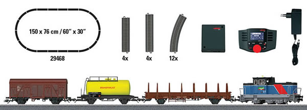 Marklin 29468 - Digital Start Set Swedish freight train (Sound Decoder)