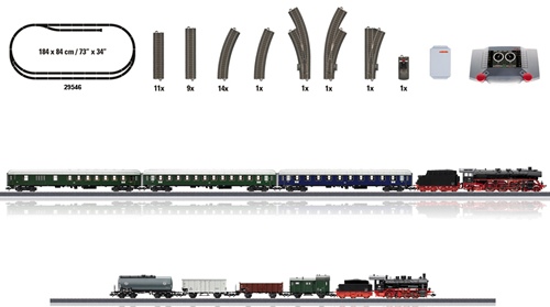 Marklin 29548 - German Mega Two Locomotive Starter Set with Central Station (Sound Decoder)