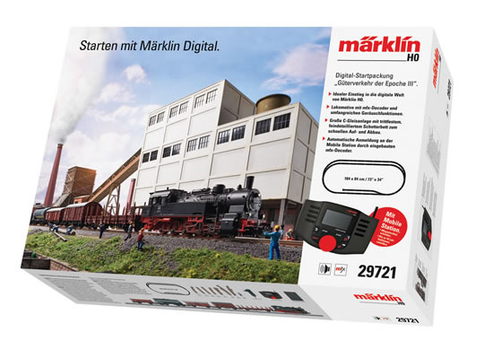 Marklin 29721 - Era III Freight Service Digital Starter Set (Sound Decoder)