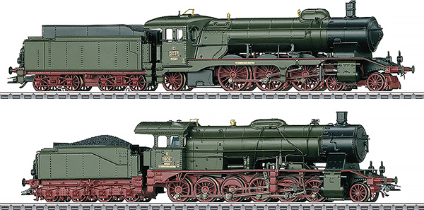 Marklin 31021 - Stuttgart Station Steam Locomotive Set