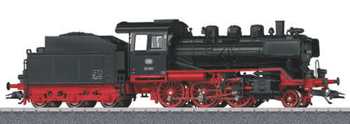 Marklin 36243 - German Steam Locomotive cl 24 w/Tender of the DB – Start Up (Sound Decoder)