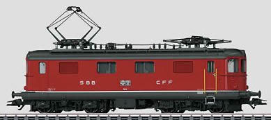 Marklin 37045 - Dgtl SBB cl Re 4/4 I Electric Locomotive, red