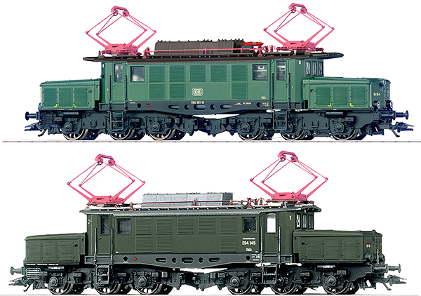 Marklin 37225 - Dgtl Era III/IV German Crocodile Electric Locomotive Double Set (L)