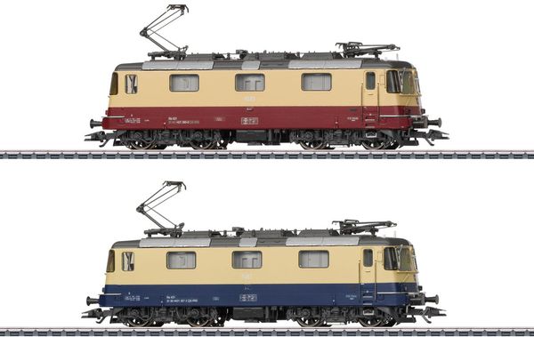 Marklin 37300 - Swiss  Electric Locomotive 2pc Set Class Re 421 of the SBB (Sound)