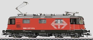 Marklin 37347 - Dgtl SBB cl Re 4/4 II Electric Locomotive, red 