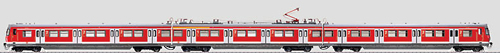 Marklin 37503 - Dgtl DB Era V Cl. 420 S-Bahn Powered Rail Car Train