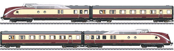 Marklin 37607 - Digital DB cl 601 TEE Diesel Powered Rail Car Train (L)