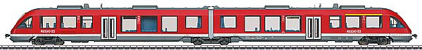 Marklin 37714 - German Diesel Railcar CL 648.2of the DB AG (Sound Decoder)
