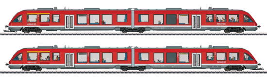 Marklin 37719 - German Transport Diesel Railcar BR 648.2 LINT of the DB AG (Sound Decoder)