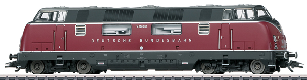 Marklin 37806 - Dgtl DB cl V 200.0 Diesel Locomotive, Era III