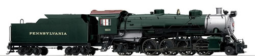 Marklin 37976 - Digital PRR Mikado L-1 Steam Locomotive w/Tender with Sound 