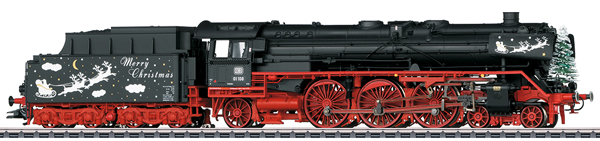 Marklin 39006 - German Steam Locomotive Class 01 of the DB Chistmas Loco (Sound)