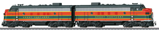 Marklin 39621 - USA Diesel-Electric Locomotive F7 of the GN (Sound Decoder)