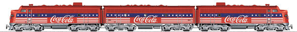 Marklin 39622 - Dgtl Coca-Cola F7 ABA Diesel Electric Locomotive