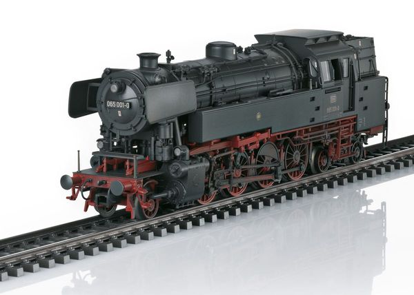 Marklin 39651 - German Steam Locomotive BR 65 of the DB (Factory Weathered Sound) MHI Exclusive