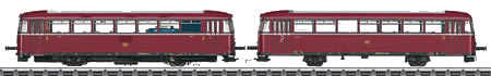 Marklin 39984 - German Federal Railroad (DB) class VT 98 rail bus motor car and class VS 98 rail bus control car