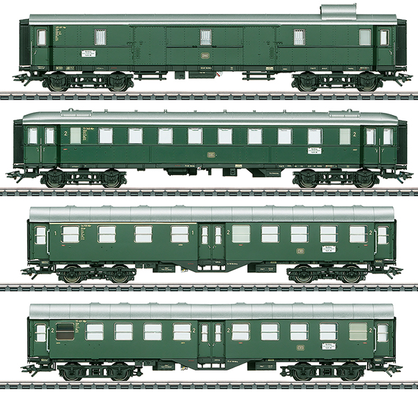 Marklin 41327 - Limited Stop Fast Train Passenger Car Set for the Class VT 92.5