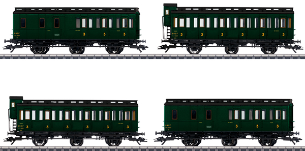 Marklin 42042 - French Compartment Car Set of the SNCF