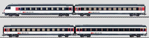 Marklin 42164 - Express Train Passenger 4-Car Set for Shuttle Trains (L)
