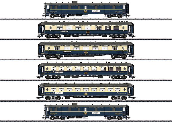 Marklin 42470 - French 1930s Pullman Orient Express Set LEdelweiss of the CIWL