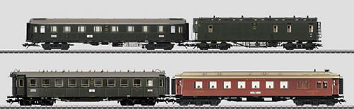 Marklin 42762 - DRG D 119 Express Train Passenger 4-Car Set (L)