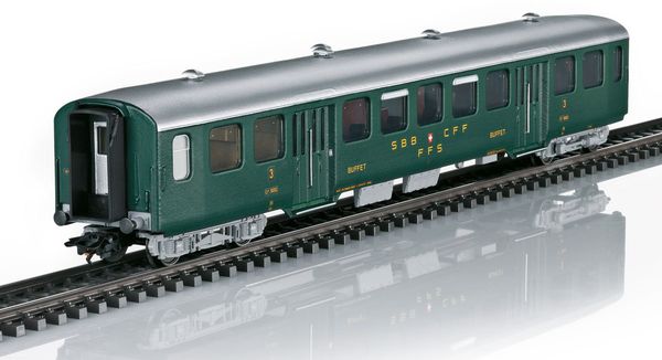 Marklin 43369 - 5 Lightweight Steel Car Set to Go with the Class Ae 3/6 I