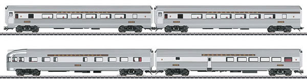 Marklin 43616 - 4pc Streamliner Passenger Car Set