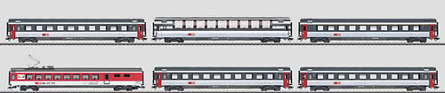 Marklin 43670 - SBB EuroCity Passenger 6-Car Set (L)