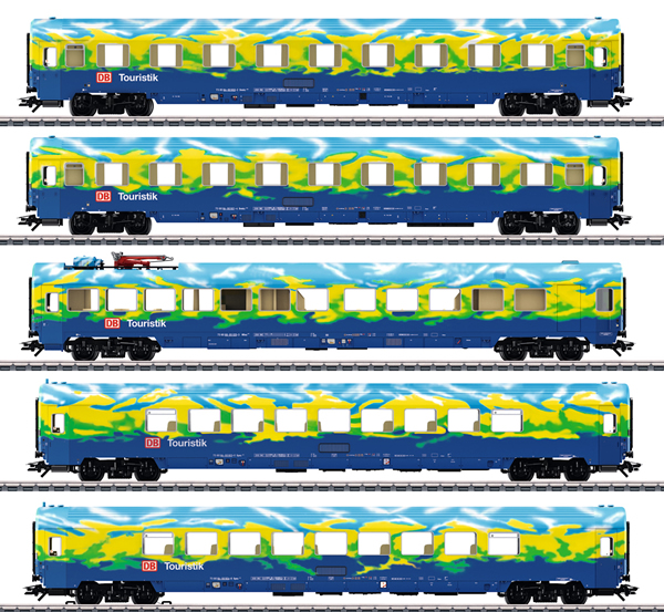 Marklin 43878 - DB AG Touristik Train Passenger 5-Car Set, Era V