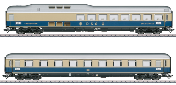 Marklin 43882 - Rheinpfeil 1963 Express Train Passenger Car Set 2