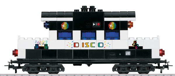 Marklin 44738 - Building Block Disco Car with Sound & Light Building Blocks