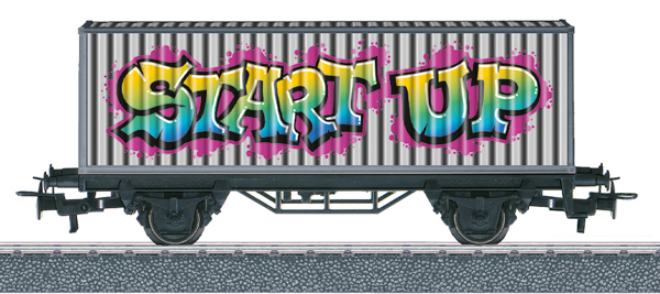 Marklin 44831 - Graffiti Container Tranport Car