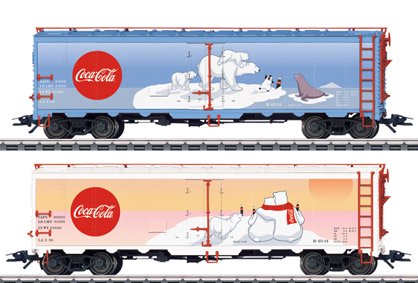 Marklin 45687 - Coca Cola® American Refrigerator 2-Car Set