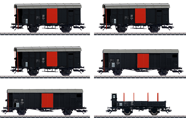 Marklin 46050 - Freight Car Set for the Swiss Köfferli Locomotive