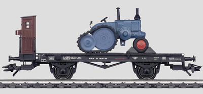 Marklin 46064 - Flat Car with Tractor