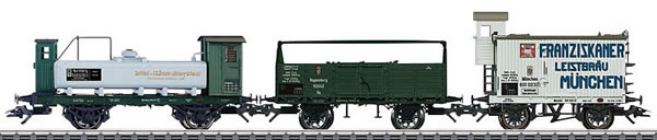 Marklin 46066 - 3pc Royal Bavarian Freight Car Set