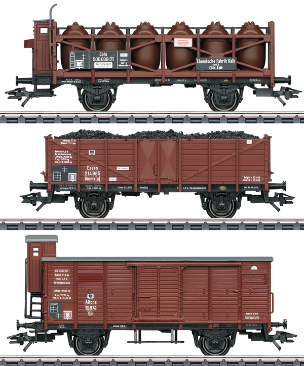 Marklin 46394 - German Freight Car-Set of the KPEV
