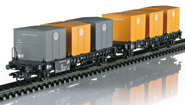Marklin 46661 - Type Laabs Container Transport Car