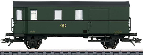 Marklin 46984 - SNCB Type Pwgs 41 Freight Train Baggage Car, Era IIIa
