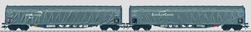 Marklin 47017 - CLF Cargo Era V Set w/2 Sliding Tarp Cars (L)